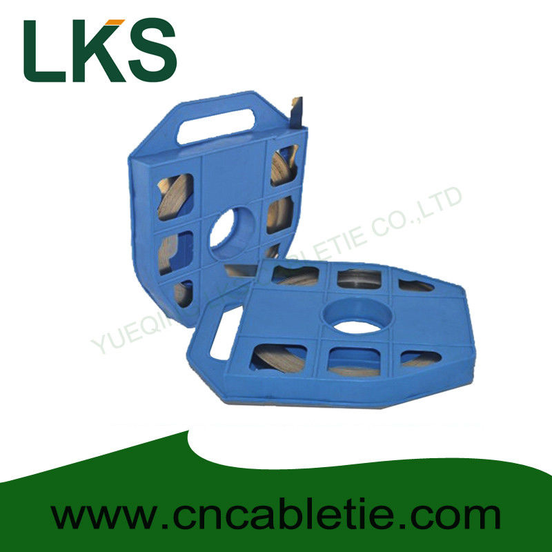 LKS-B1 Series 304 316 Stainless Steel Strapping Band with plastic reelings