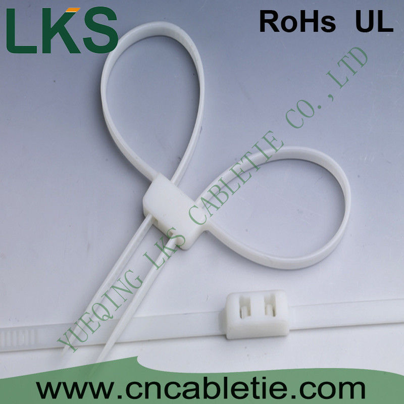 Handcuffs type double nylon cable ties